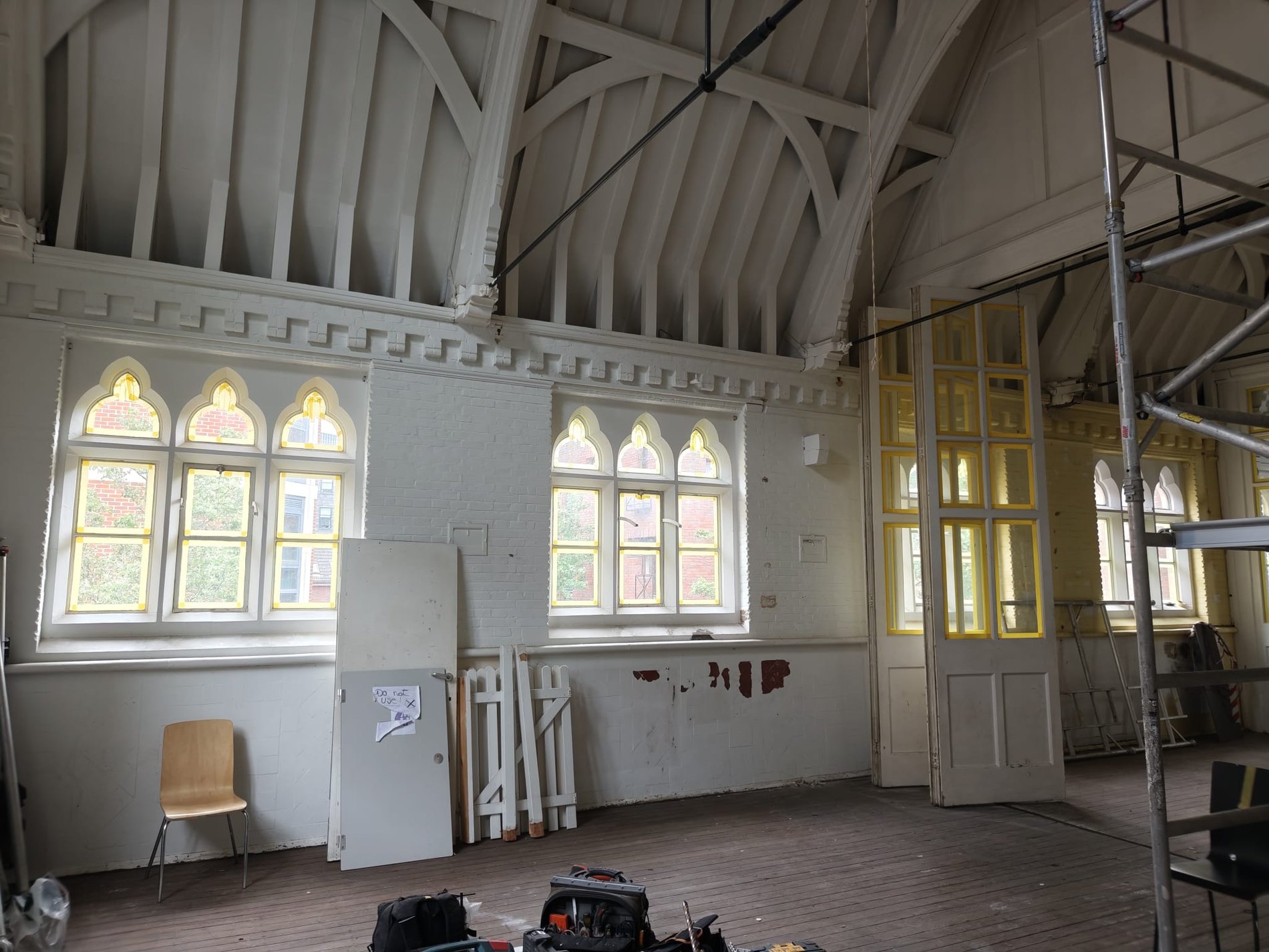 Hall refurbishment — completed redecoration