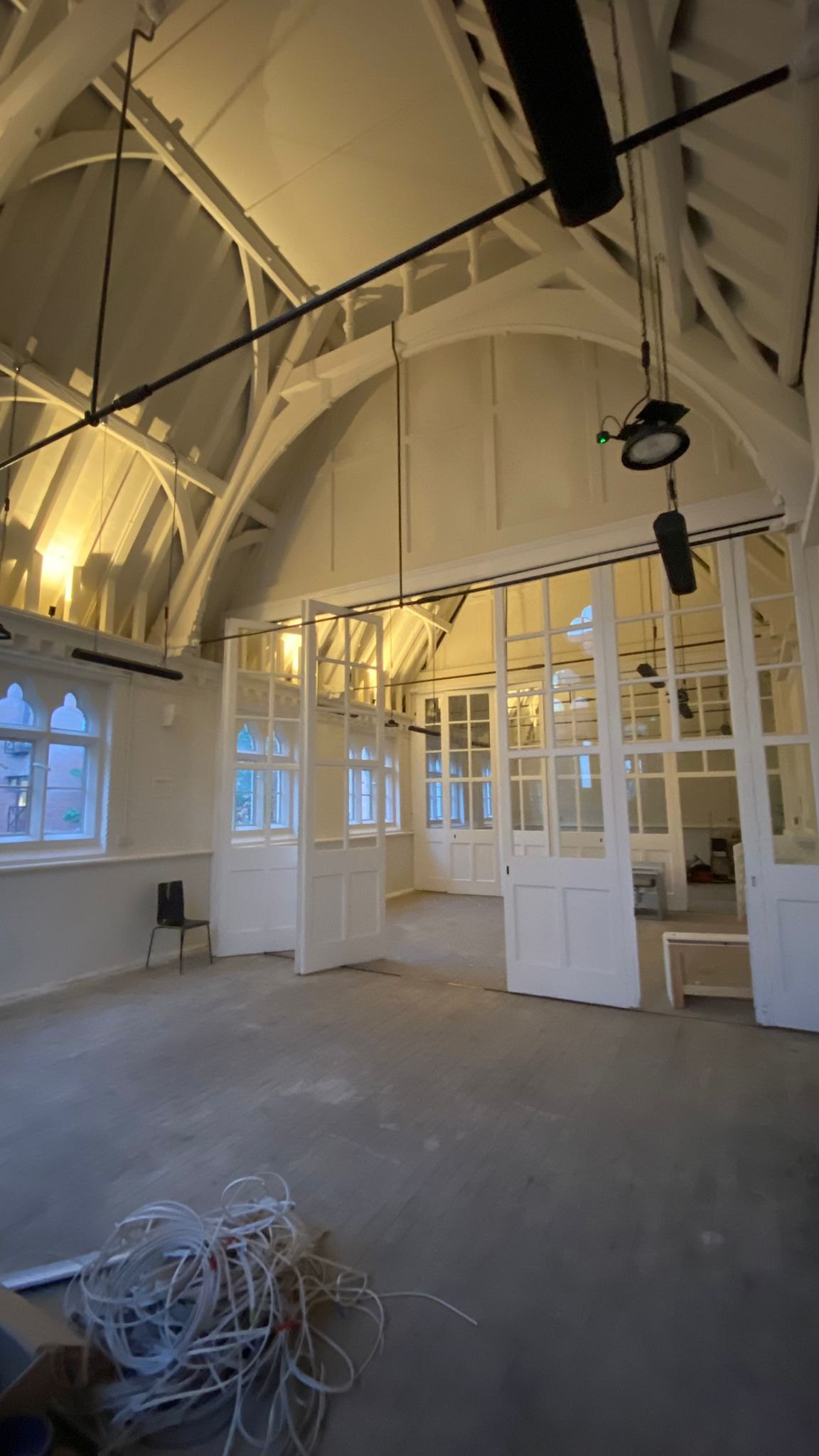 Hall refurbishment — completed redecoration