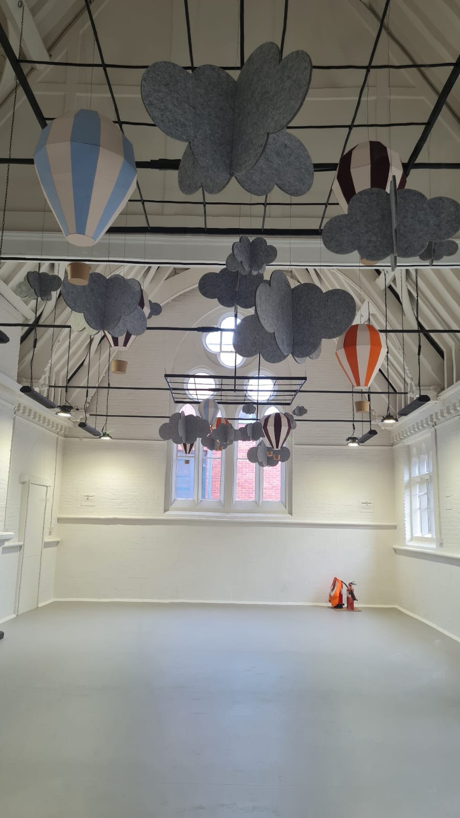 Hall refurbishment — completed fit-out